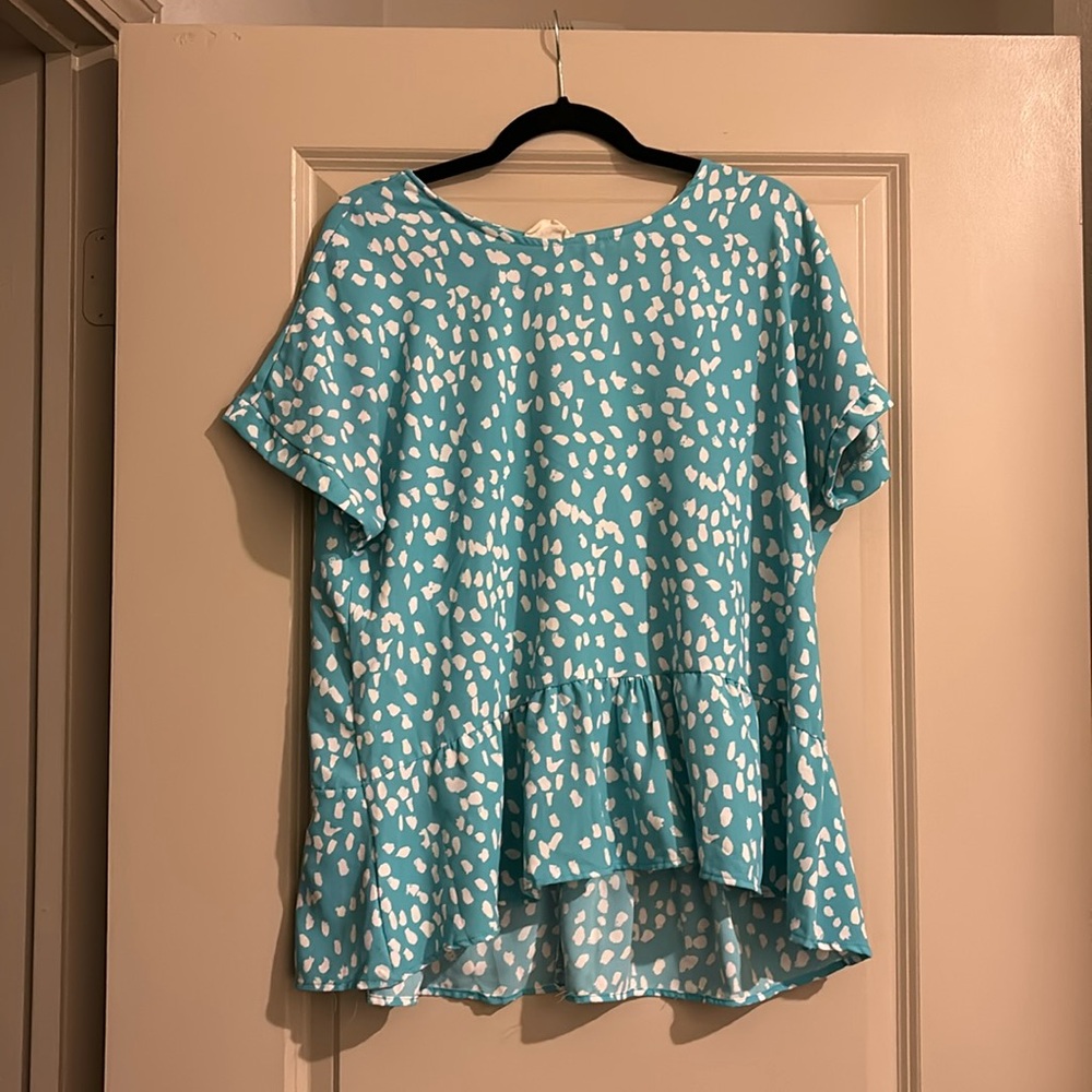 Dalmatian print top